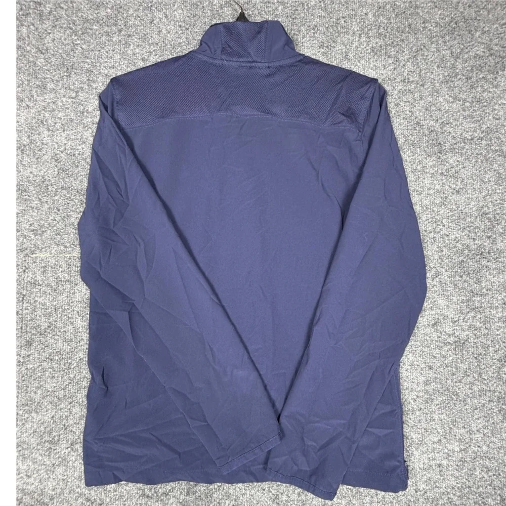 Under‎ Armour Kids Navy Blue Quarter Zip Pullover Long Sleeve Shirt Youth Large
